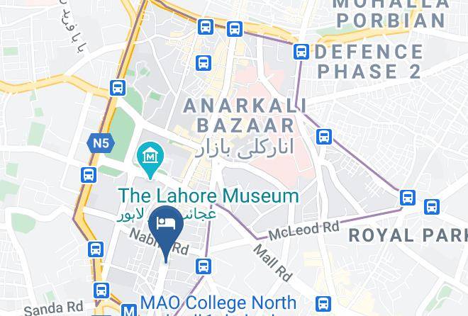 Islamabad - Mirage Hotel Lahore Maps