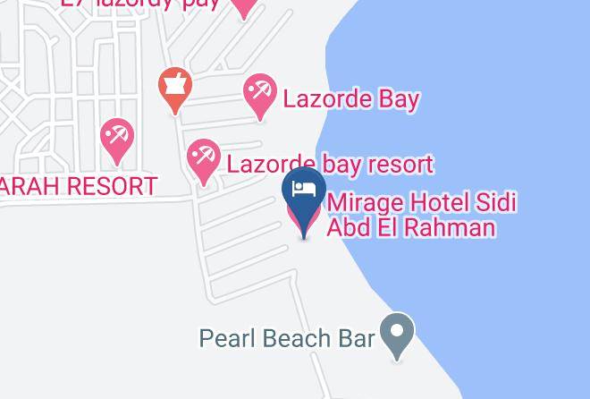 Mirage Hotel Sidi Abd El Rahman Map