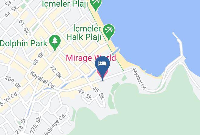 Marmaris - Mirage World Hotel Maps