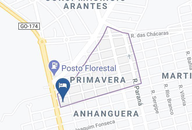 Rio Verde - Miragem Motel Maps