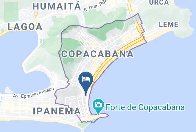 Rio De Janeiro Acabana - Miramar Hotel By Windsor Maps