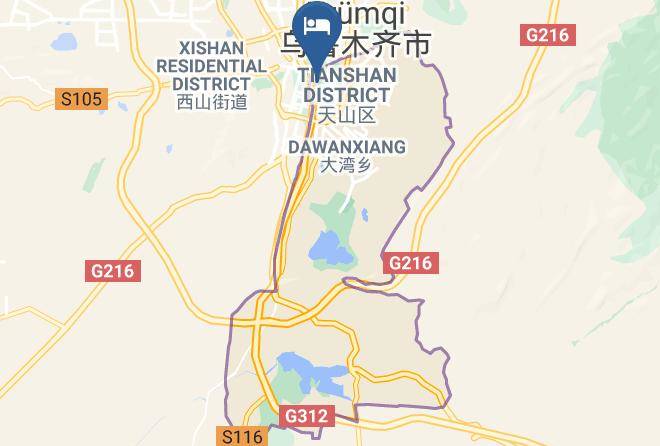 Urumqi - Miramar Hotel Loulan Bar Maps