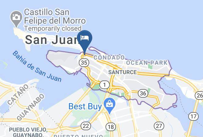 San Juan - Miramar Hotel San Juan Maps