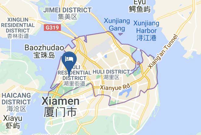 Xiamen - Grand Milea Hotel Maps