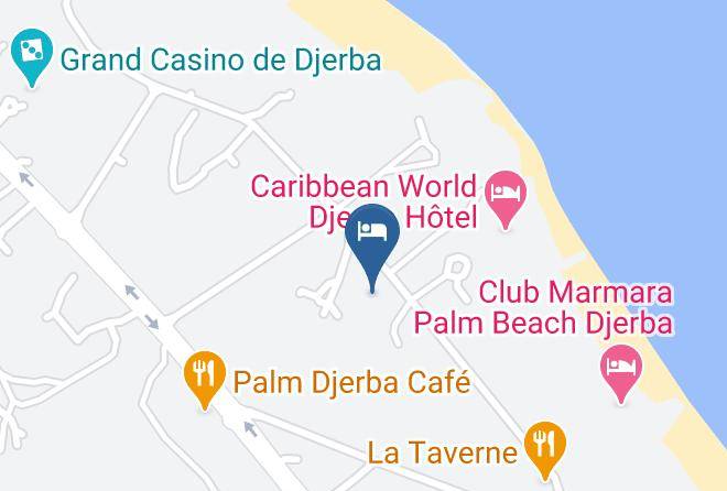 Djerba - Miramar Le Petit Palais Maps