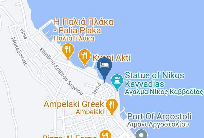 Kefallinia - Miramare Hotel Maps