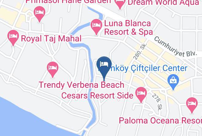 Manavgat - Miramare Queen Hotel Maps