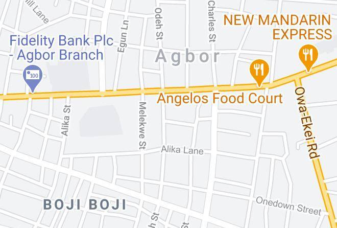 Agbor - Miramas Hotel Maps