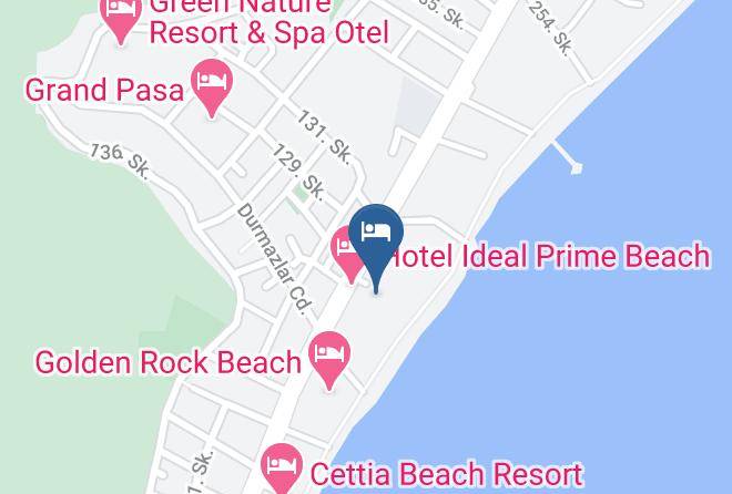 Marmaris - Miramer Beach Otel Maps