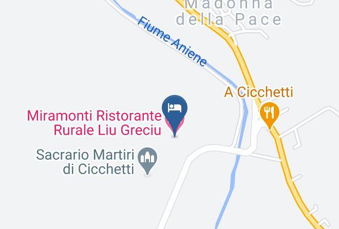 Rome - Miramonti Ristorante Rurale Liu Greciu Maps