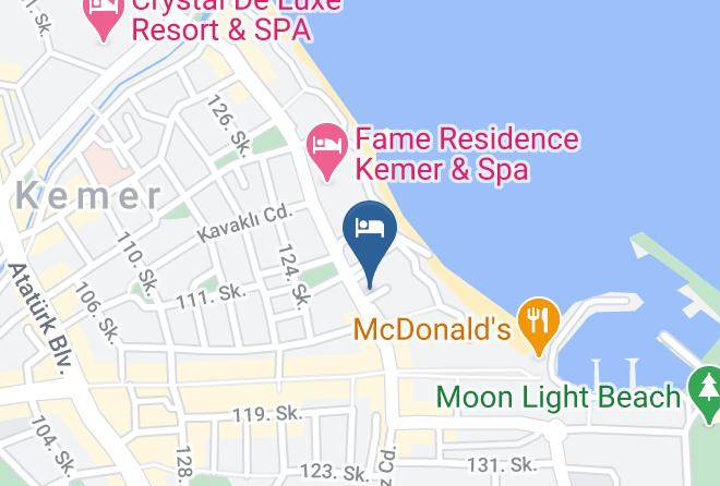 Kemer - Miranda Moral Beach Hotel Maps