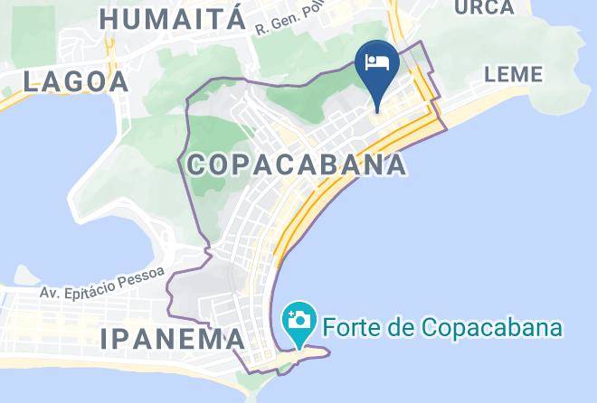 Rio De Janeiro Acabana - Mirasol Copacabana Hotel Maps