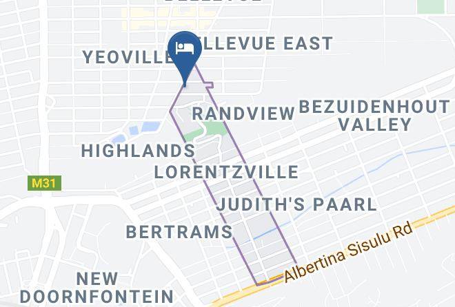 City Of Johannesburg - Miraton Guest Lodge Maps