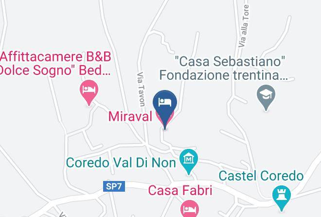 Trento - Miraval Hotel Maps