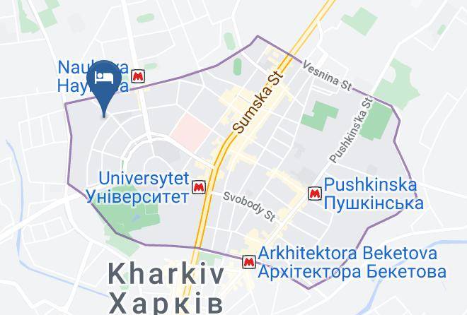 Kharkiv - Mirax Sapphire Boutique Hotel Maps