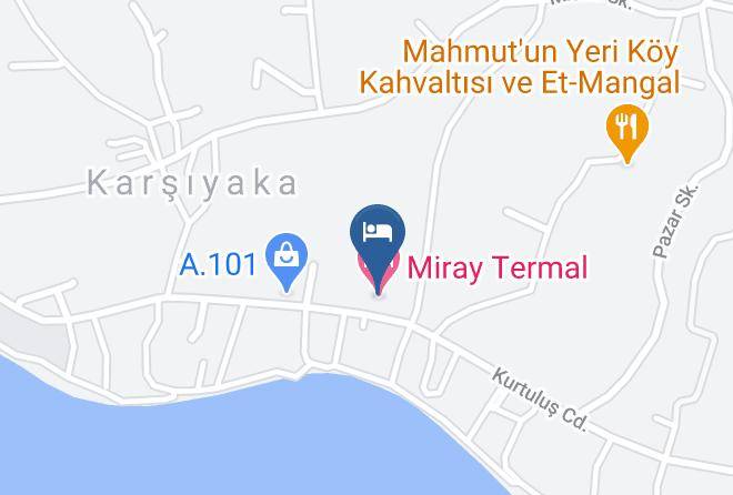 Armutlu - Miray Termal Otel Maps