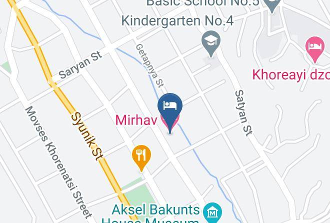 Syunik - Mirhav Hotel Maps