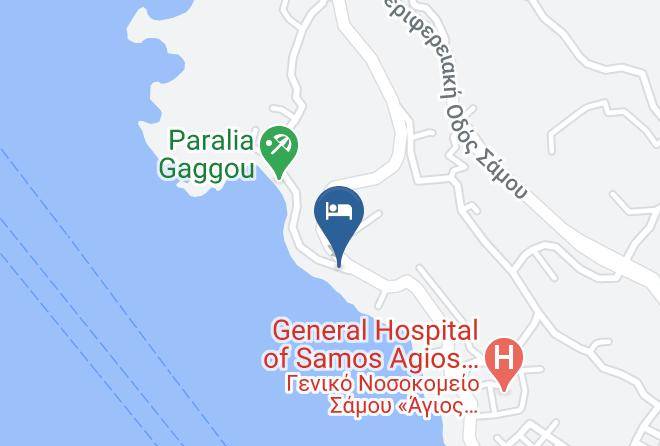 Samos - Mirini Hotel Maps