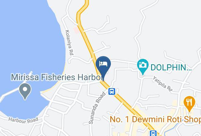 Galle - Mirissa City Hotel Maps