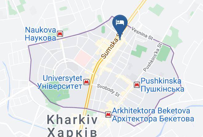Kharkiv - Mironhotel Maps