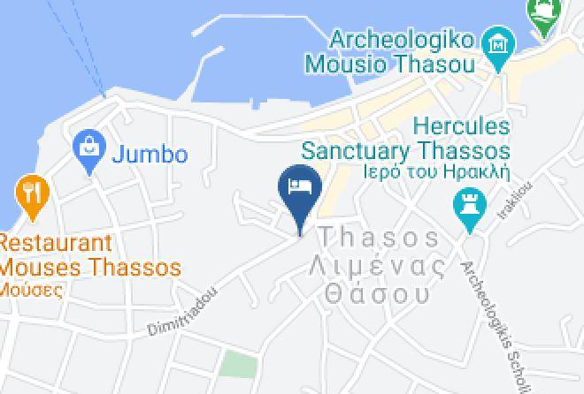 Thasos - Mironi & Victoria Hotels Maps