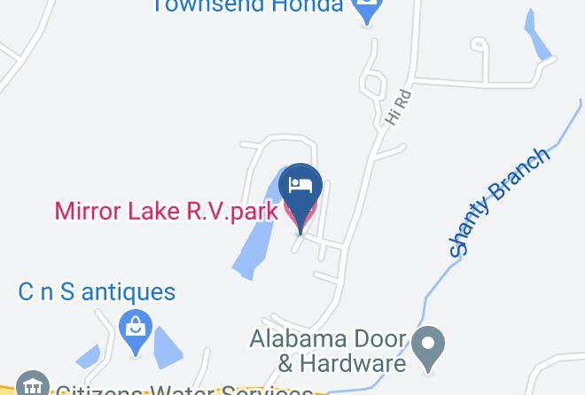 Tuscaloosa - Mirror Lake Rvpark Maps
