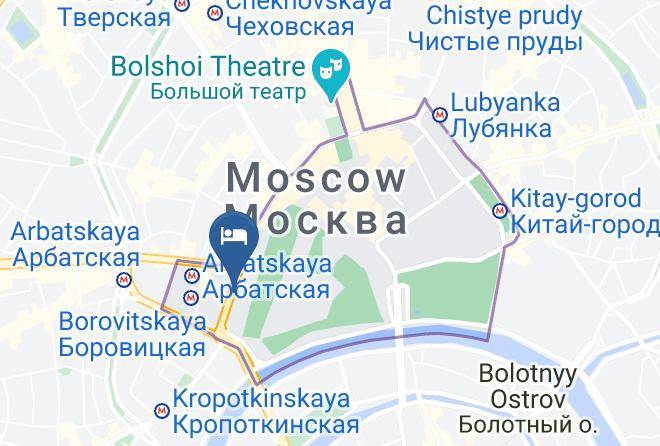 Moscow - Mirros Otel' Moscow Kreml' Maps