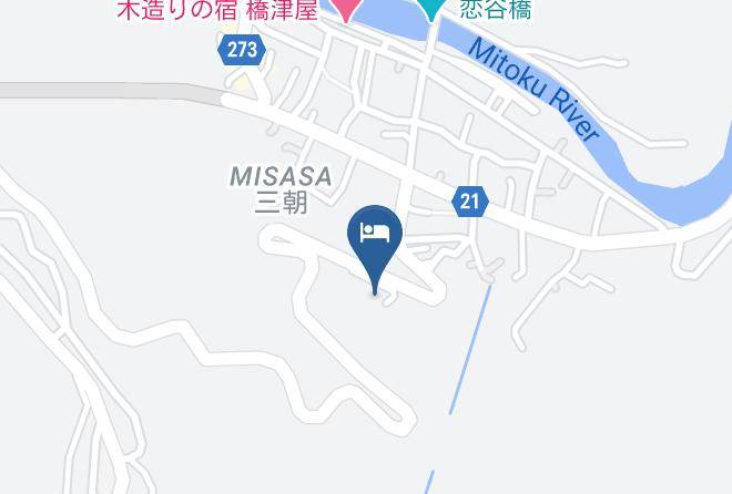 Misasa Towntohaku District - Misasa Garden Hotel Maps
