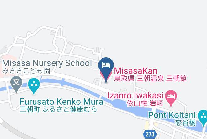 Misasa Towntohaku District - Misasakan Maps