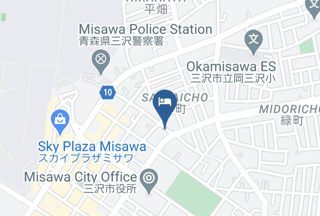 Misawa City - Misawa Princess Hotel Maps