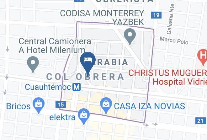 Monterrey - Mision Express Maps