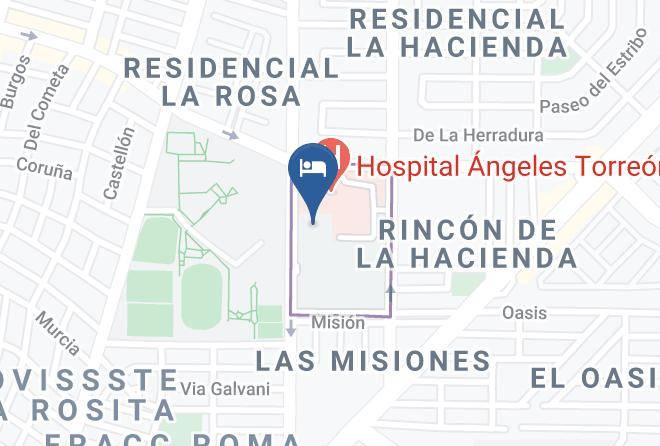 Torreon - Hotel Mision Grand Torreon Maps