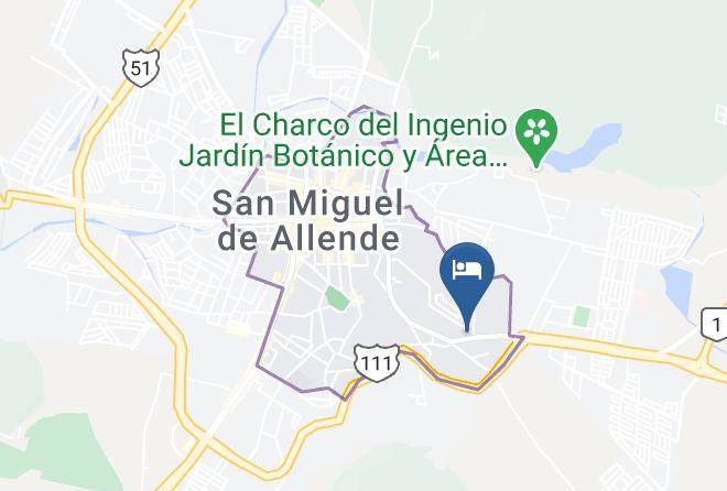 San Miguel De Allende - Hotel Mision San Miguel De Allende Maps