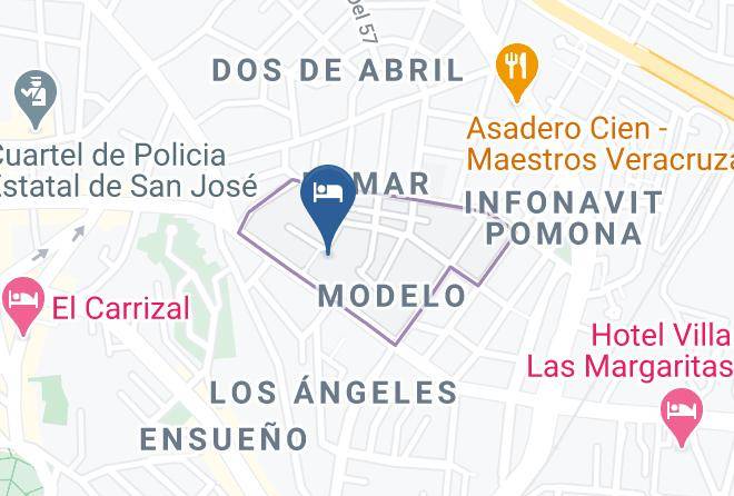 Xalapa - Hotel Mision Xalapa Plaza De Las Convenciones Maps