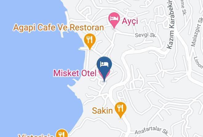 Bodrum - Misket Otel Maps