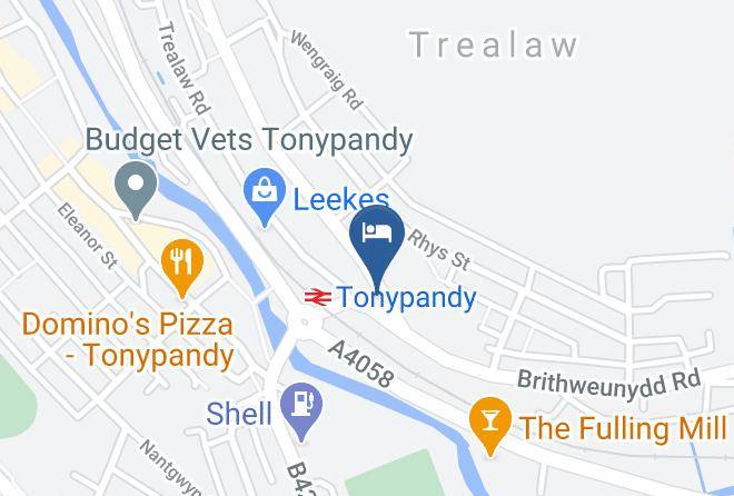 Rhondda Cynon Taff - Miskin Hotel Maps