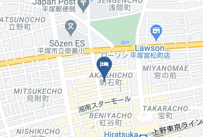 Hiratsuka City - Miss Morgan Hotel Maps