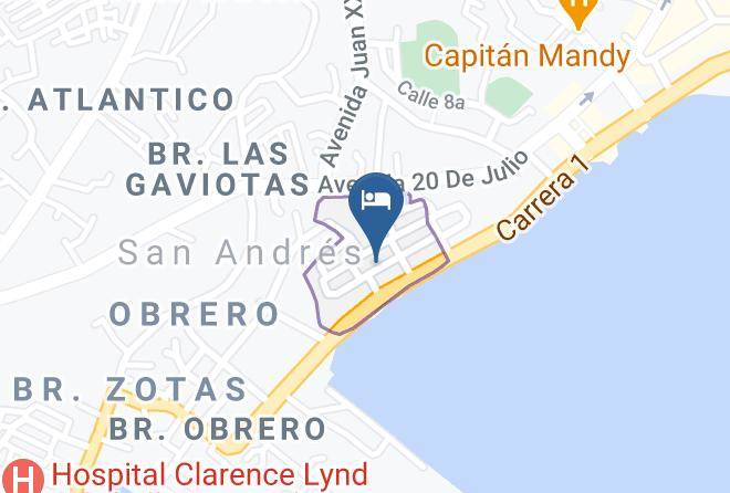 San Andres - Miss Queen Posada Maps