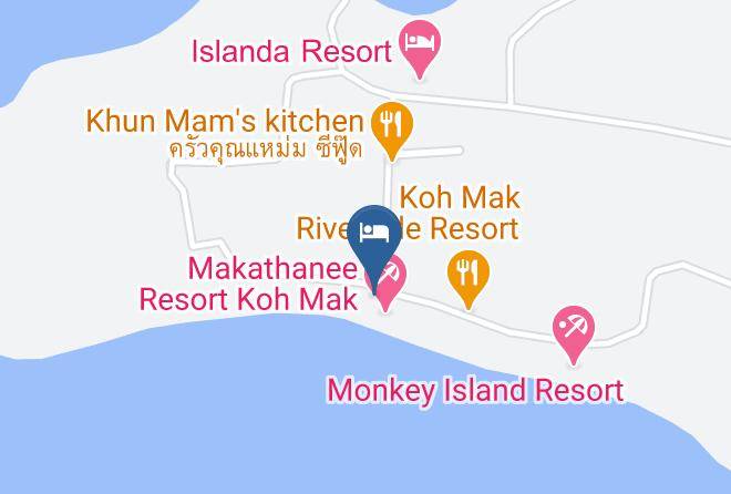 Amphoe Ko Kut - Miss You Beach Resort Koh Mak Maps