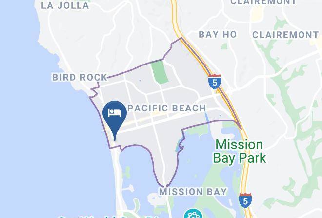 San Diego - Mission Bay Motel Maps