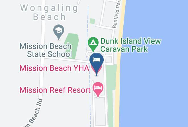 Cassowary Coast - Scottys Mission Beach Hostel Maps