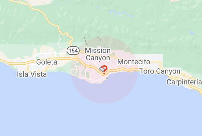Santa Barbara - Mission Canyon Clothing Maps