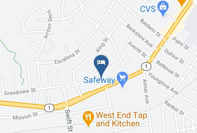 Santa Cruz - Mission Inn & Suites Maps