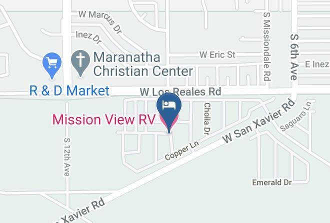 Pima - Mission View Rv Maps