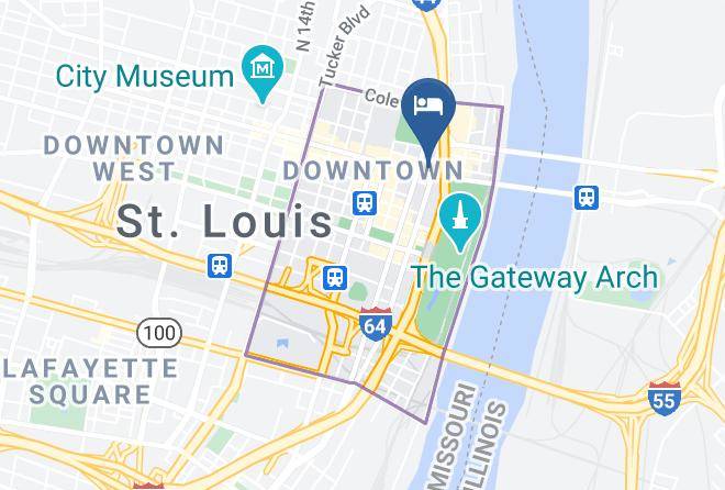 St Louis City - Missouri Athletic Club Maps