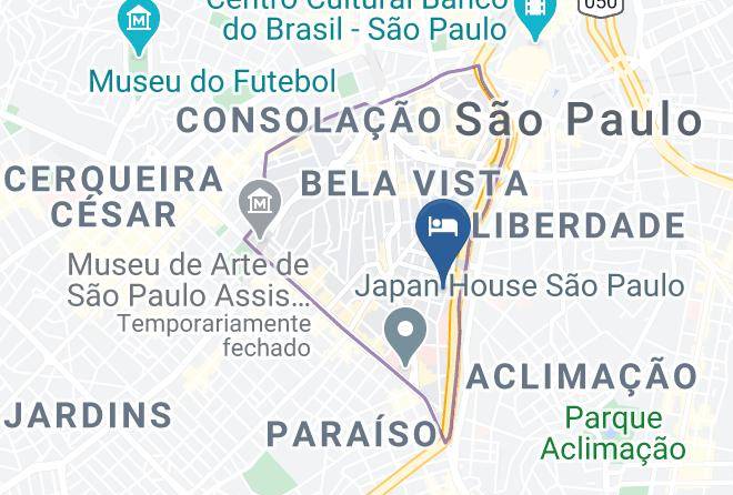 Sao Paulo Jardim Bela Vista - Missouri Hotel Maps