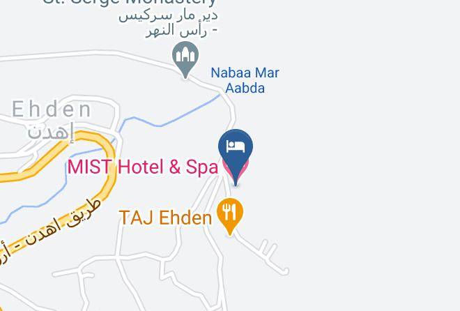 Zgharta - Mist Hotel & Spa Maps
