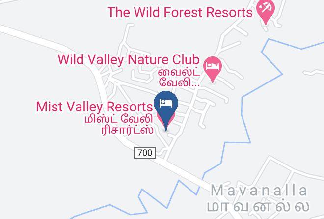 Ooty - Mist Valley Resorts Maps