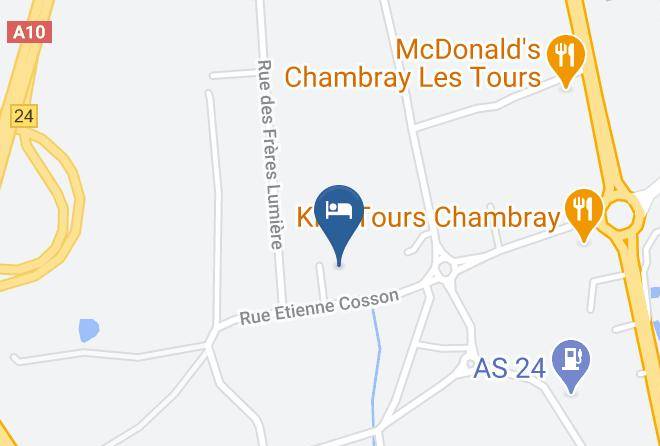 Indre Et Loire - Mister Bed Chambray Les Tours Maps