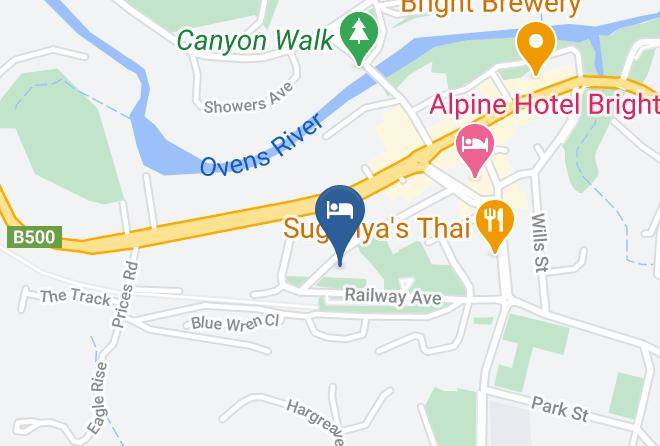 Alpine - Mister Brightside Bright Accommodation Maps